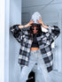 Plaid shirt "RAINY DAY" VMC58 - BLACK